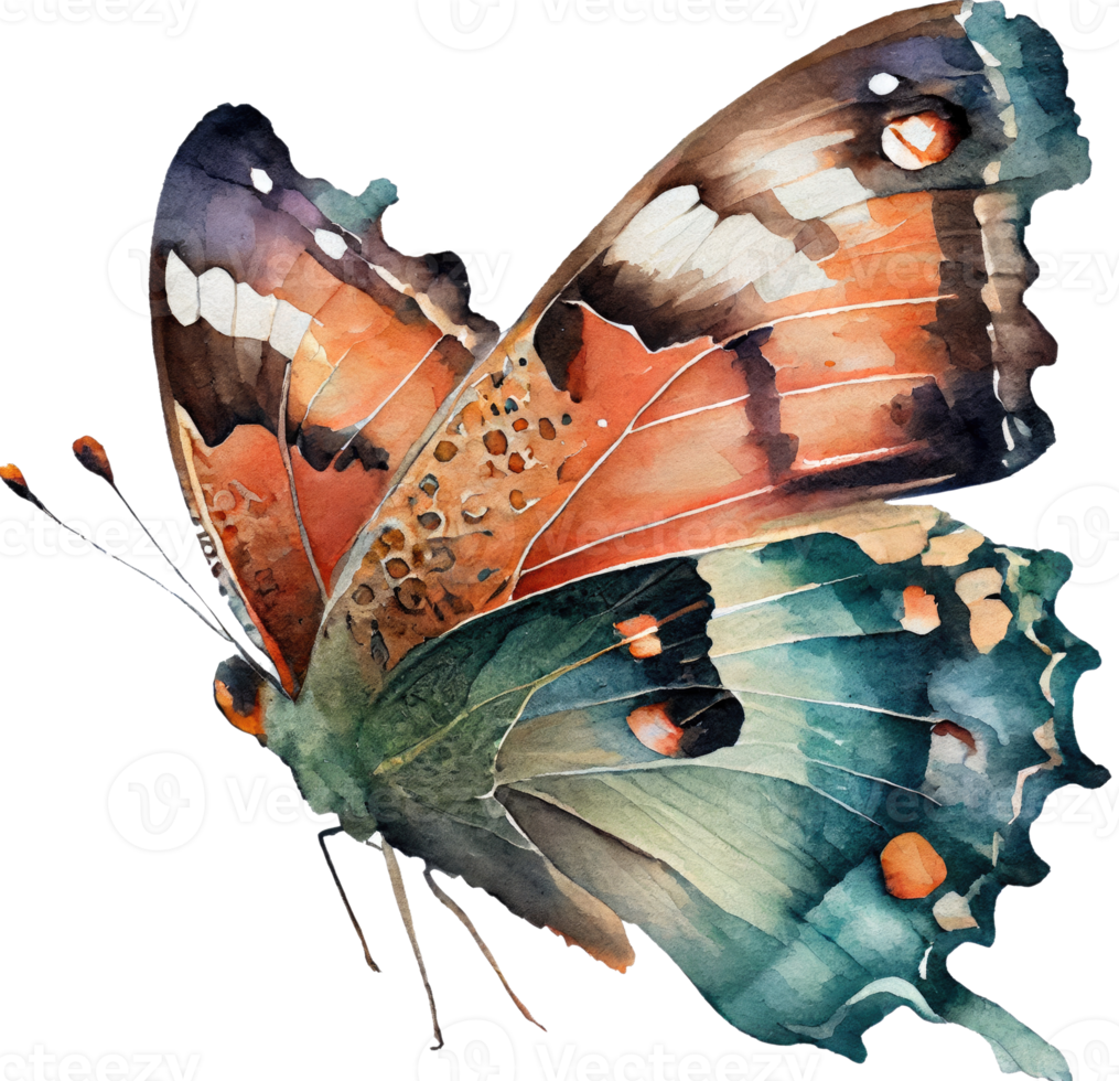 Butterfly Watercolor Illustration png