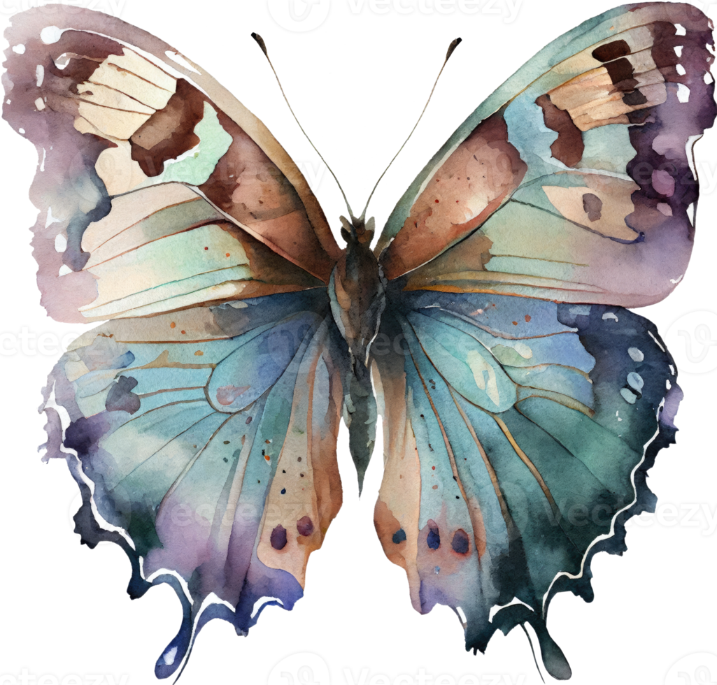 mariposa acuarela ilustración png