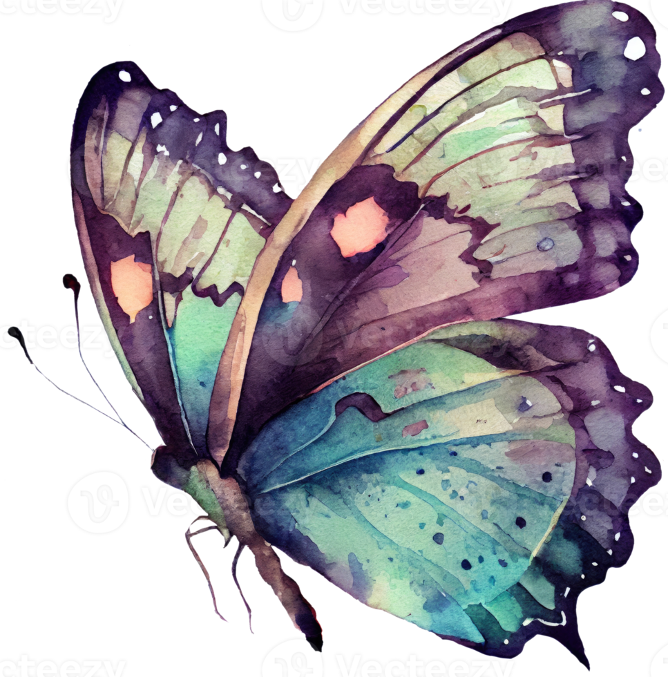 Butterfly Watercolor Illustration png