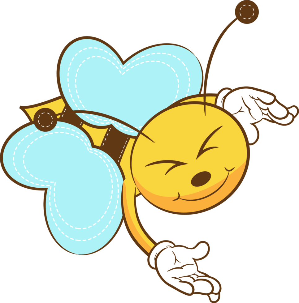 abeja png gráfico clipart diseño