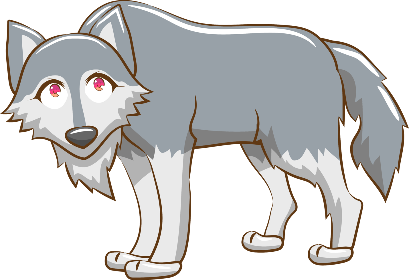 lobo png gráfico clipart diseño