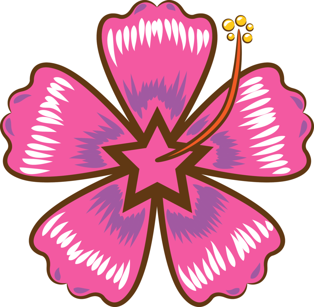 hibiscus PNG grafisch clip art ontwerp