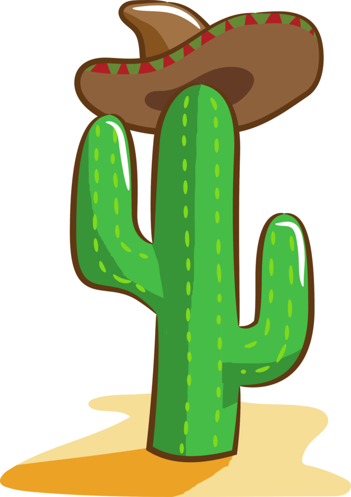 Cactus png graphic clipart design