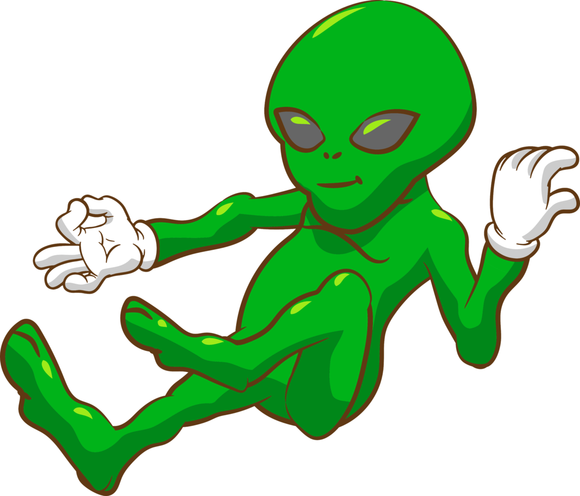 conception de clipart graphique png extraterrestre