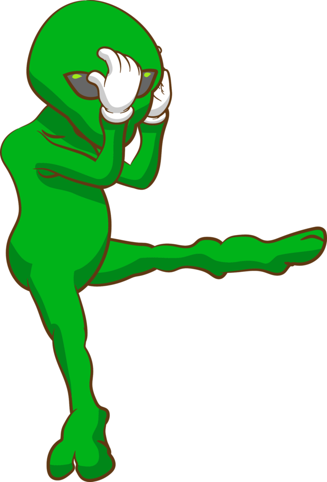 Alien png graphic clipart design