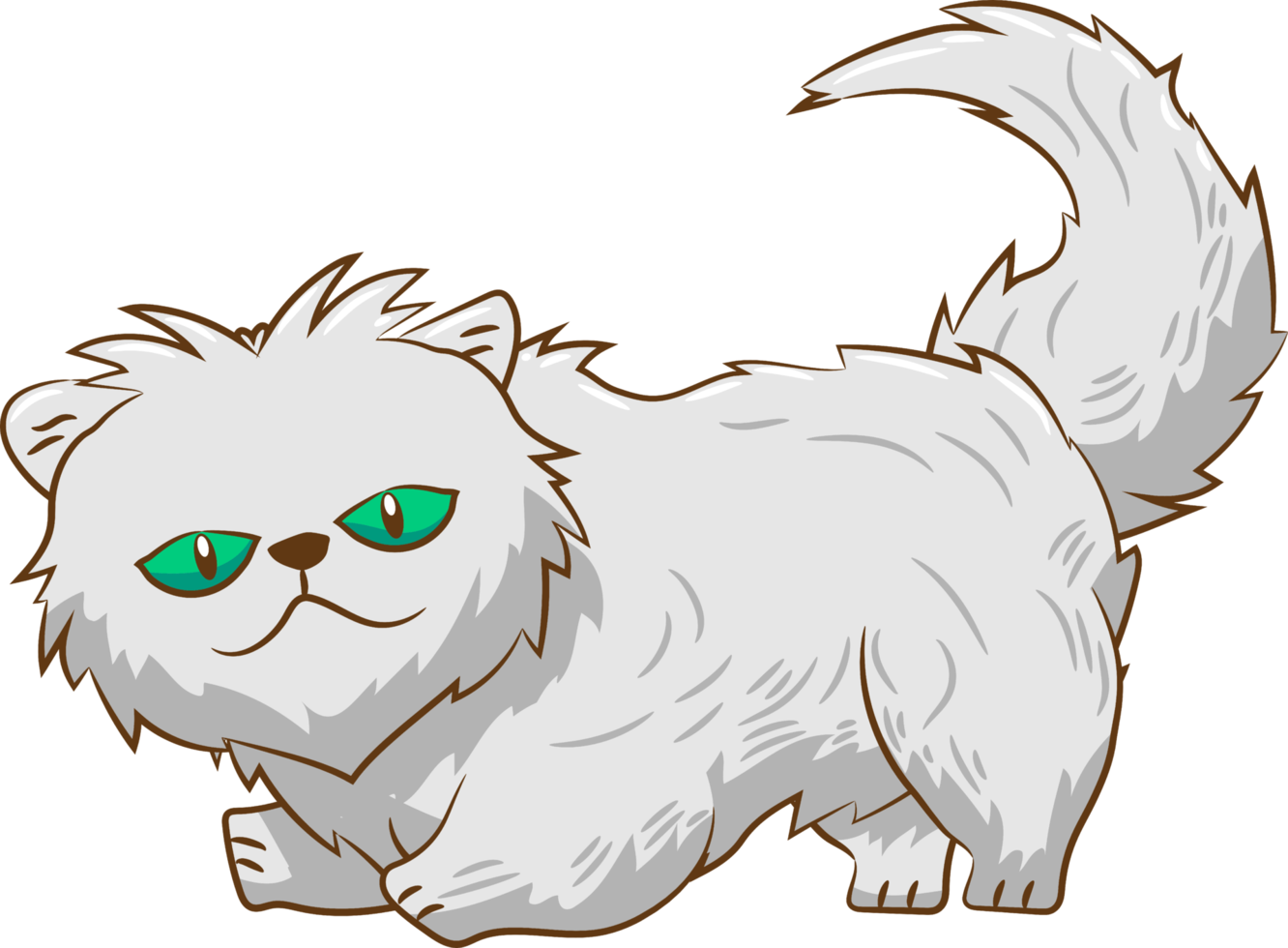 gatto png grafico clipart design