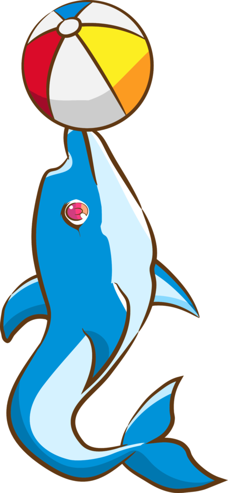 Dolphin png graphic clipart design