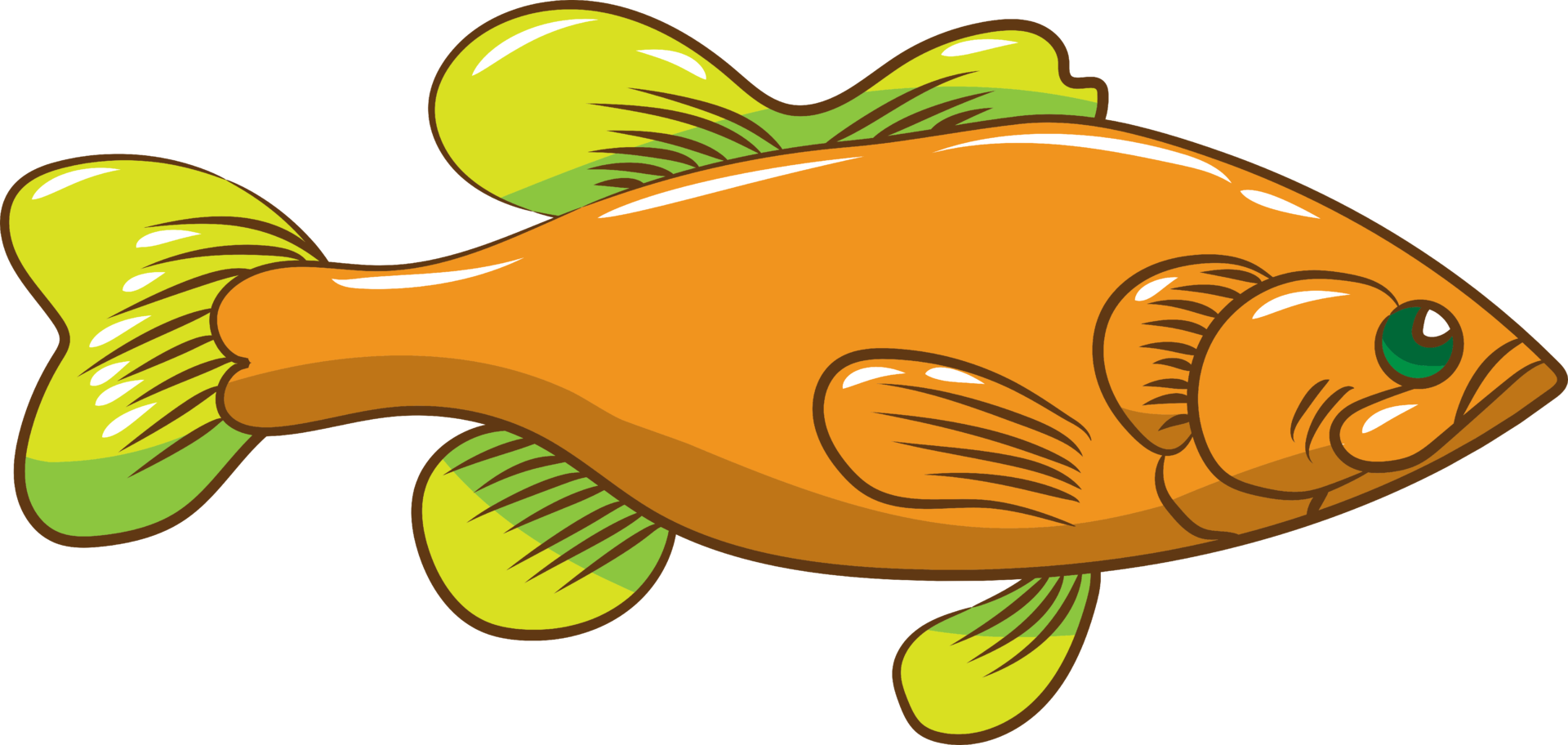 Fish png graphic clipart design
