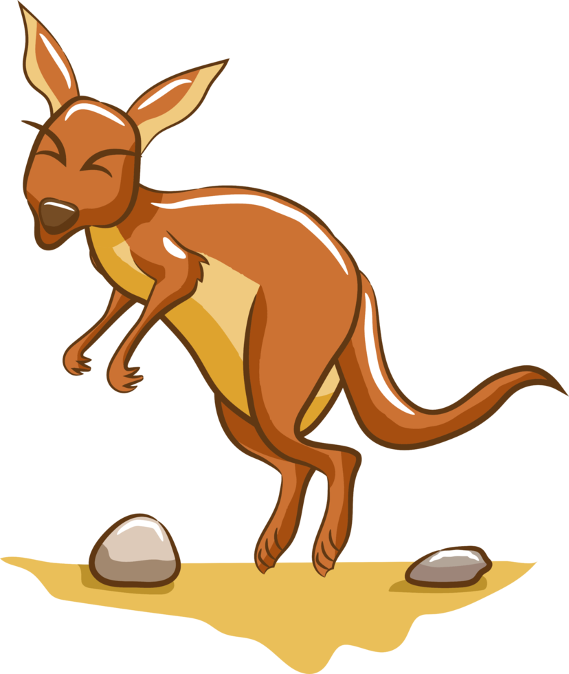 kangaroo png graphic clipart design