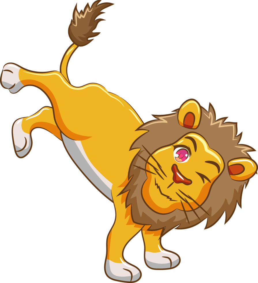 Lion png graphic clipart design