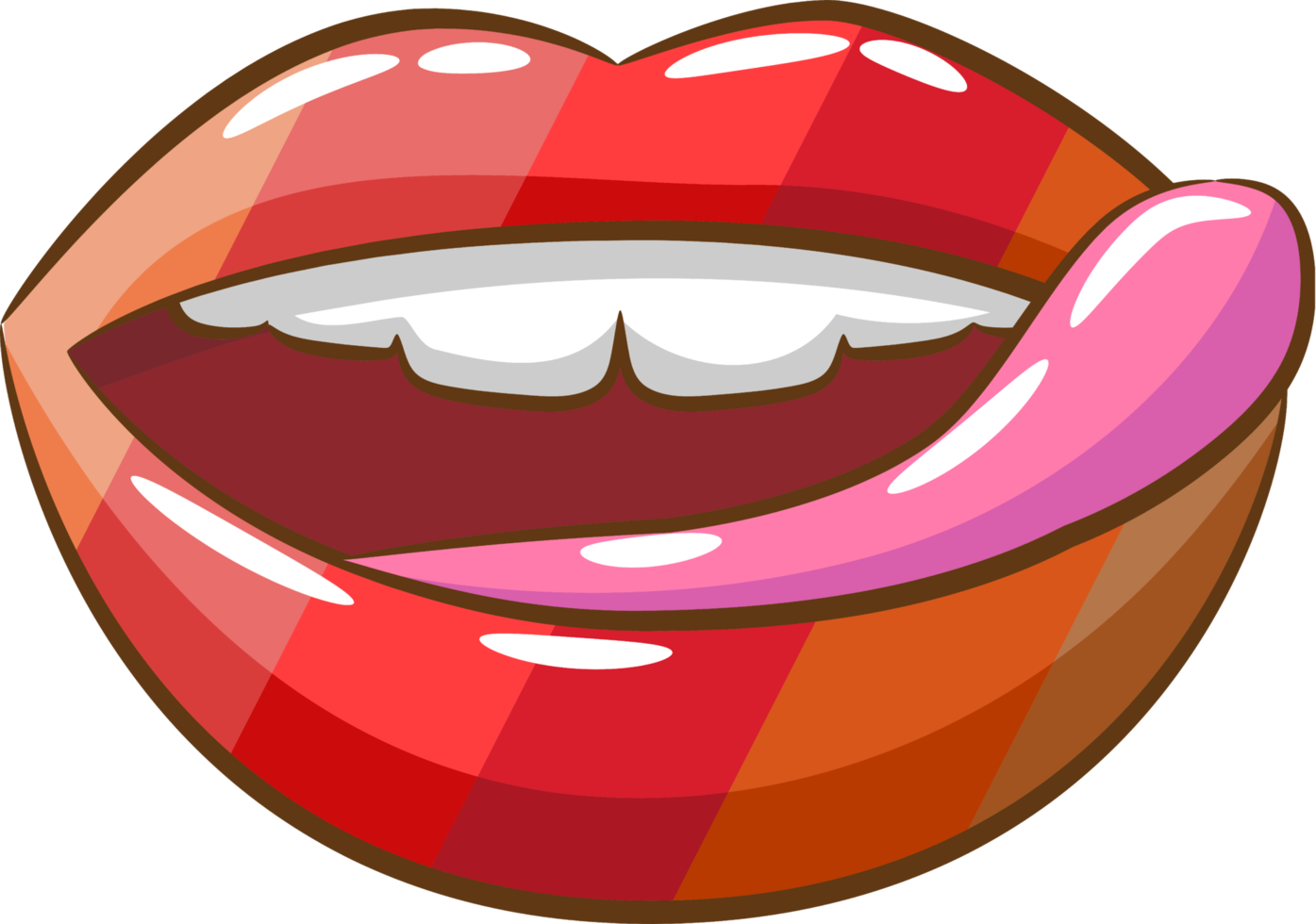 Lipstick png graphic clipart design