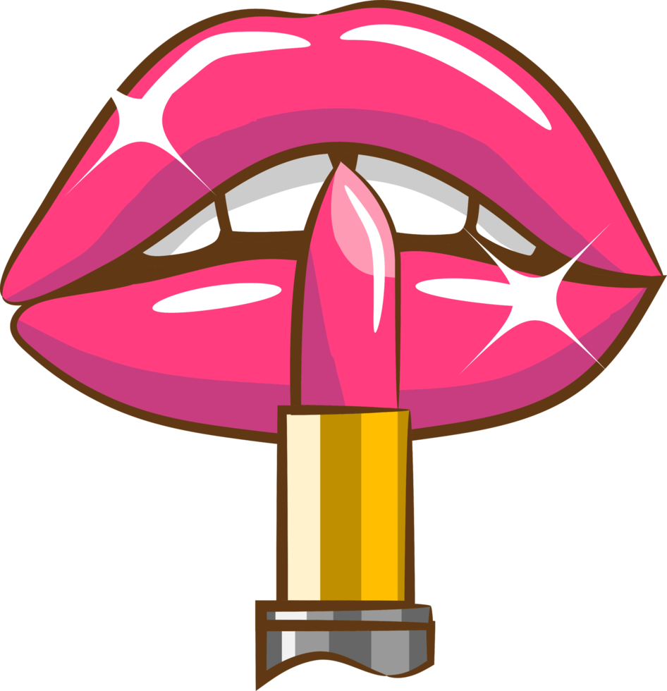 Lipstick png graphic clipart design