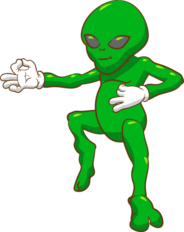 Alien png graphic clipart design