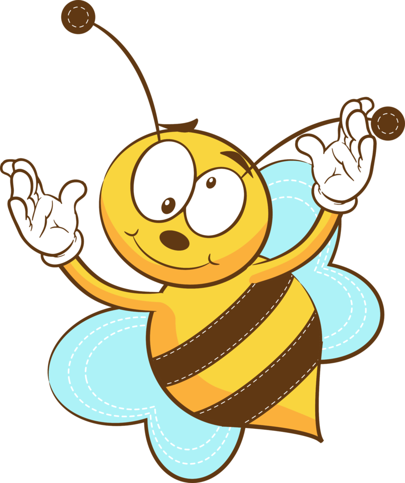 Bee png graphic clipart design