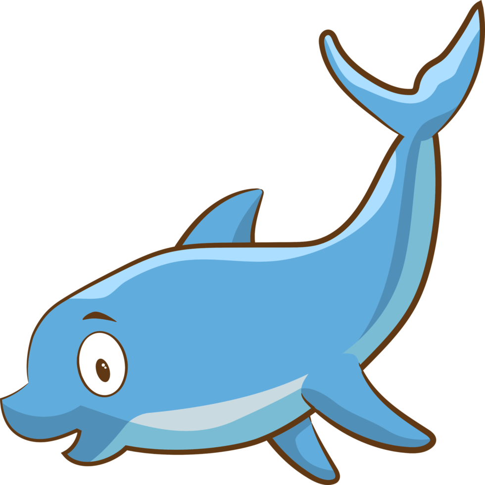 Dolphin png graphic clipart design