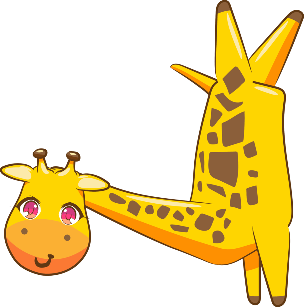 Giraffe png graphic clipart design