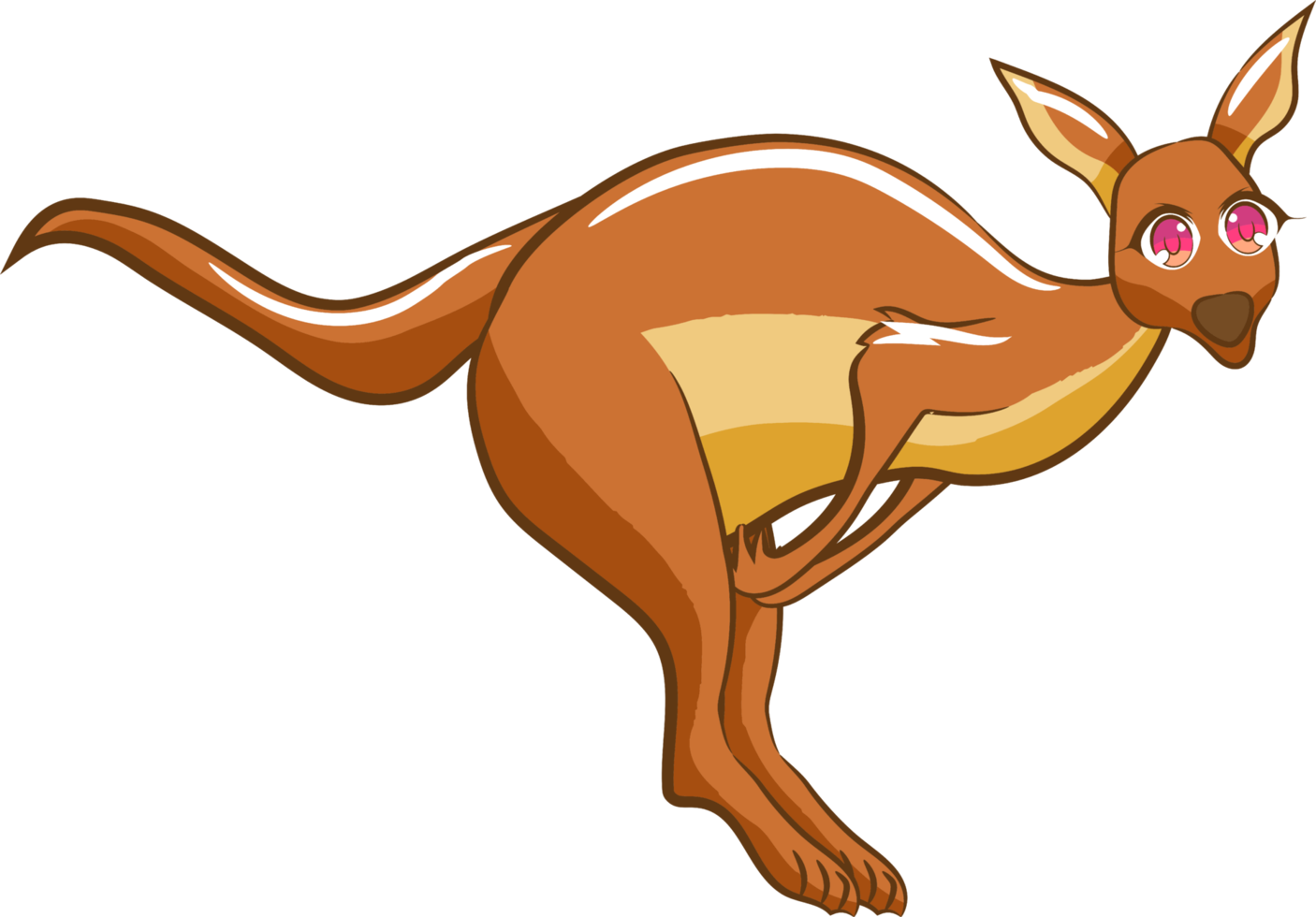 kangaroo png graphic clipart design