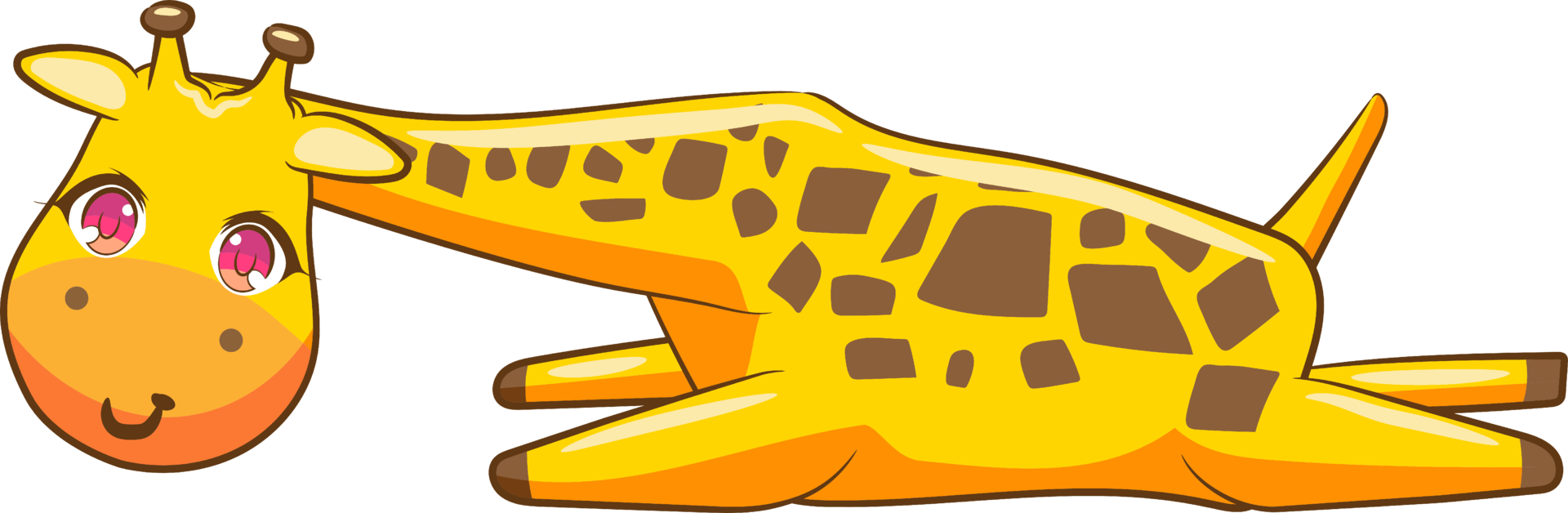 giraffe PNG grafisch clip art ontwerp