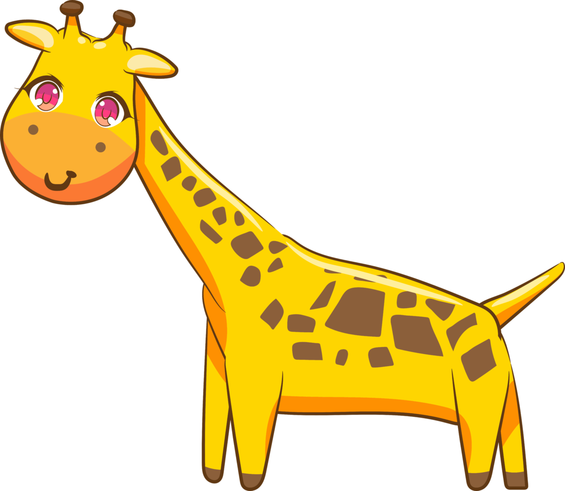 Giraffe png graphic clipart design