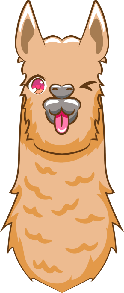 Lama-PNG-Grafik-Clipart-Design png