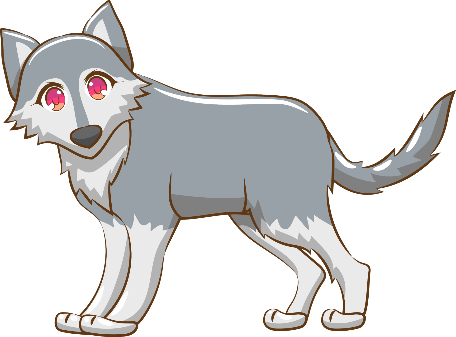 Wolf png graphic clipart design 19152493 PNG