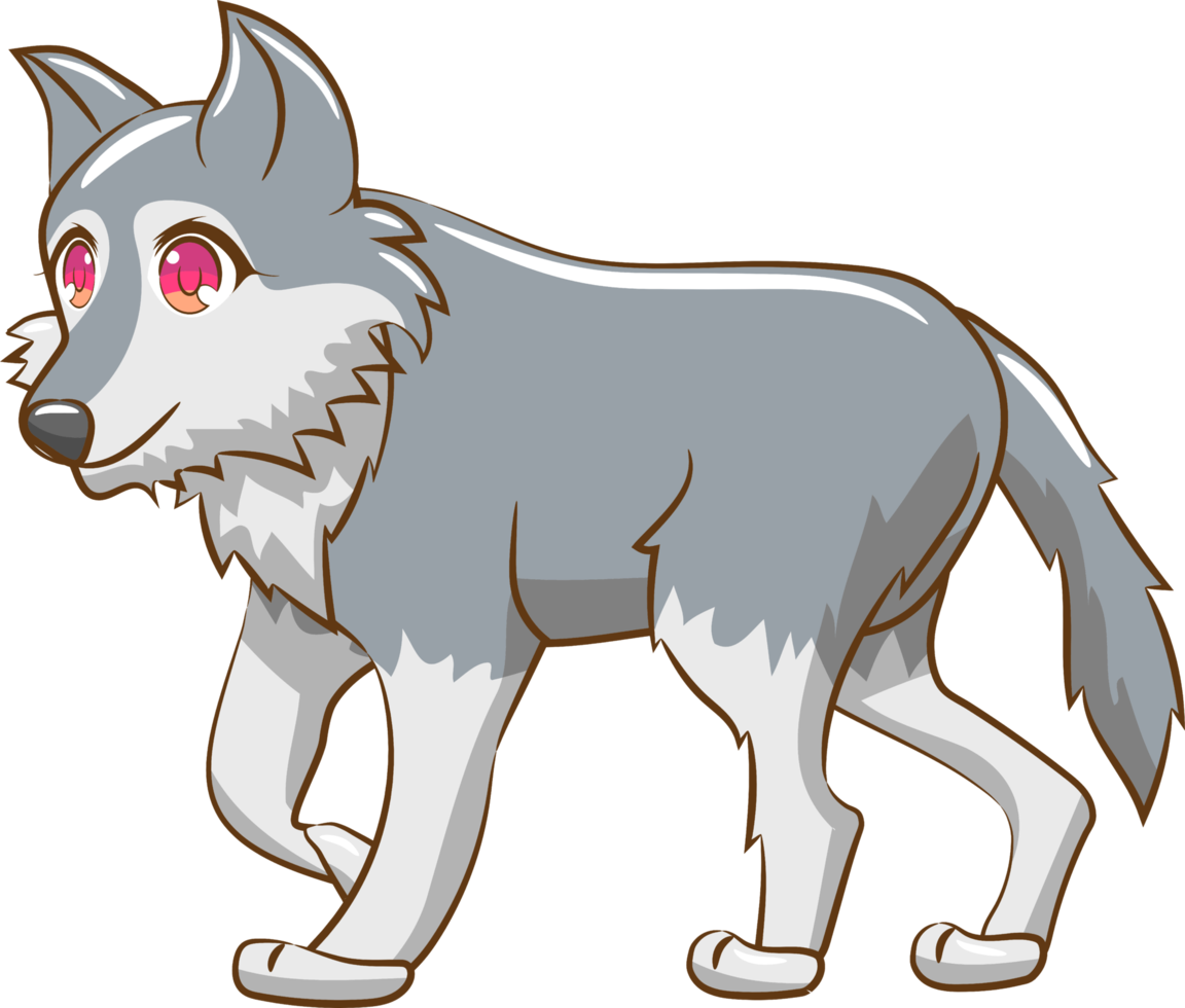 lobo png gráfico clipart diseño