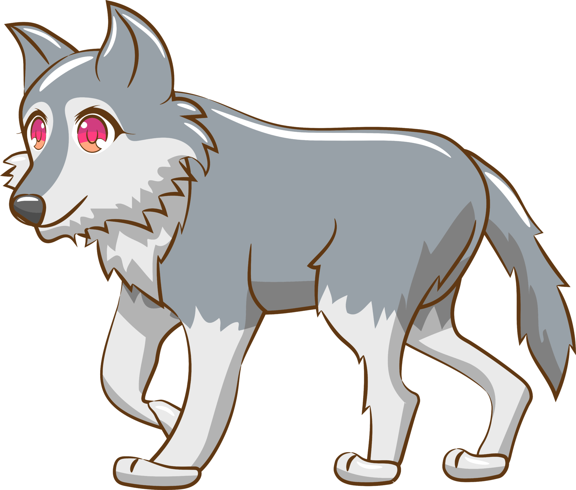 Wolf png graphic clipart design 19152710 PNG