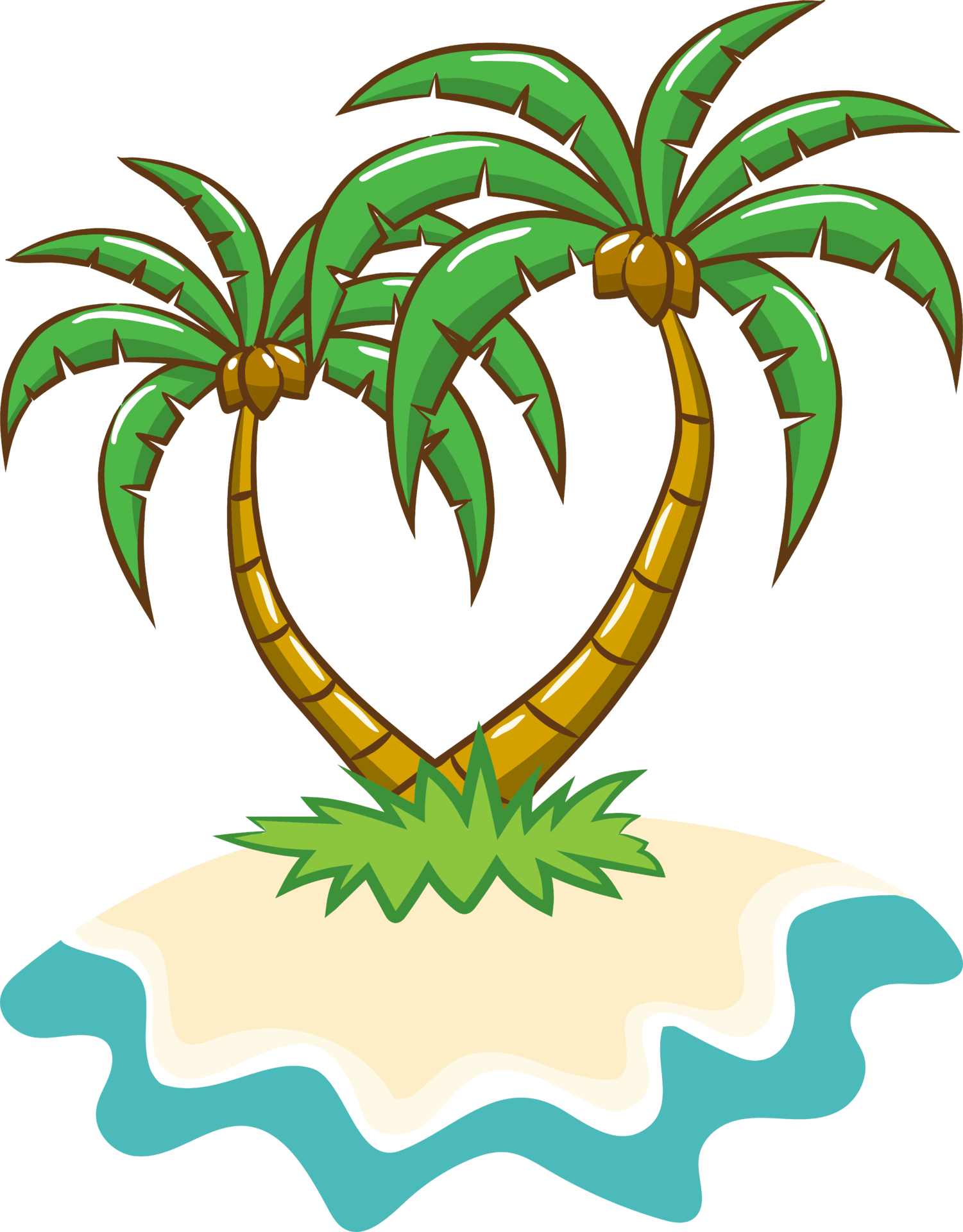 Palm tree png graphic clipart design 19152732 PNG