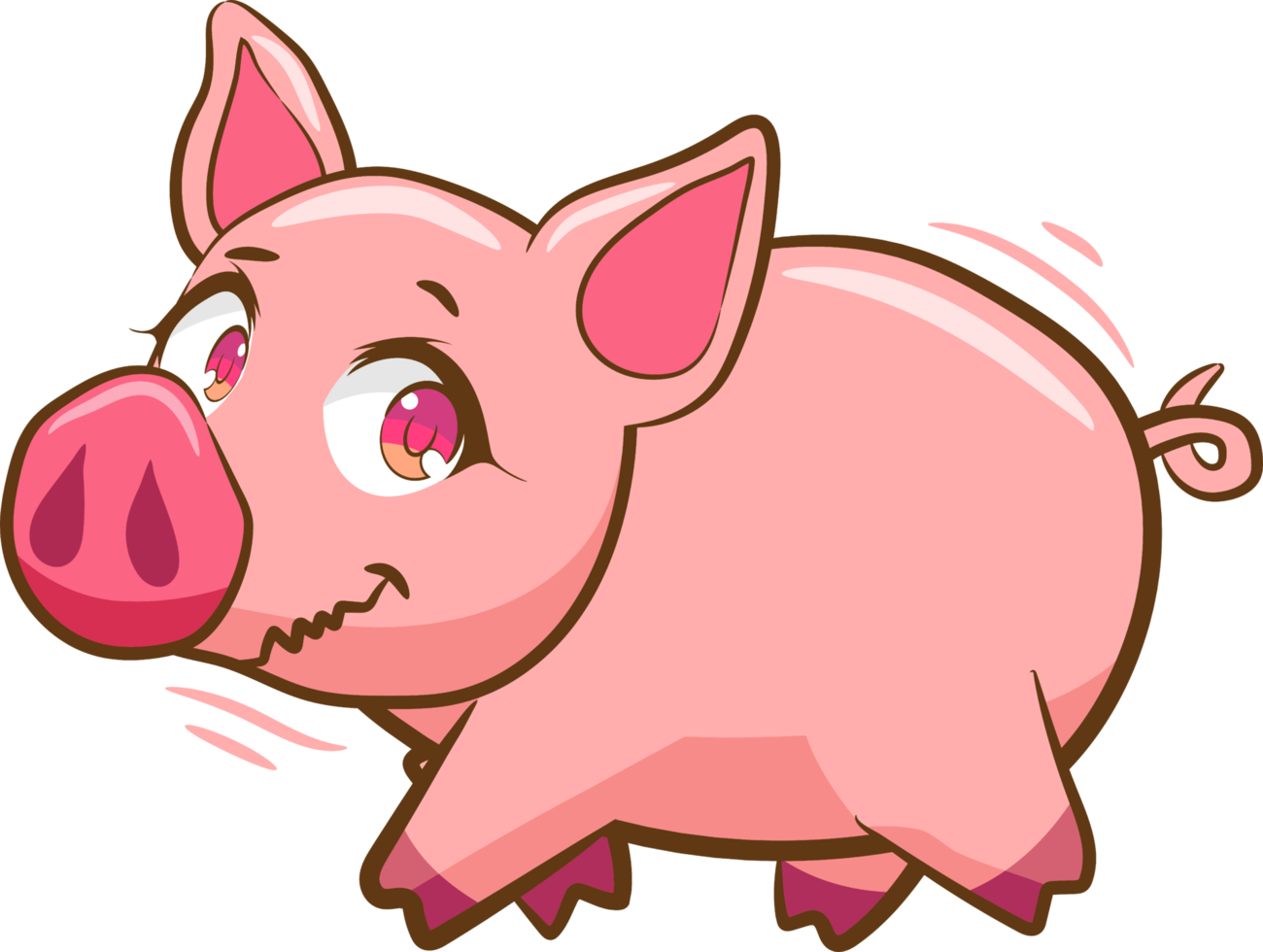 Pig png graphic clipart design