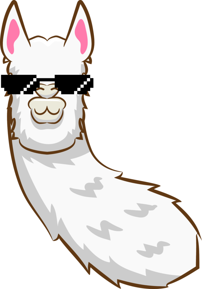 llama png graphic clipart design