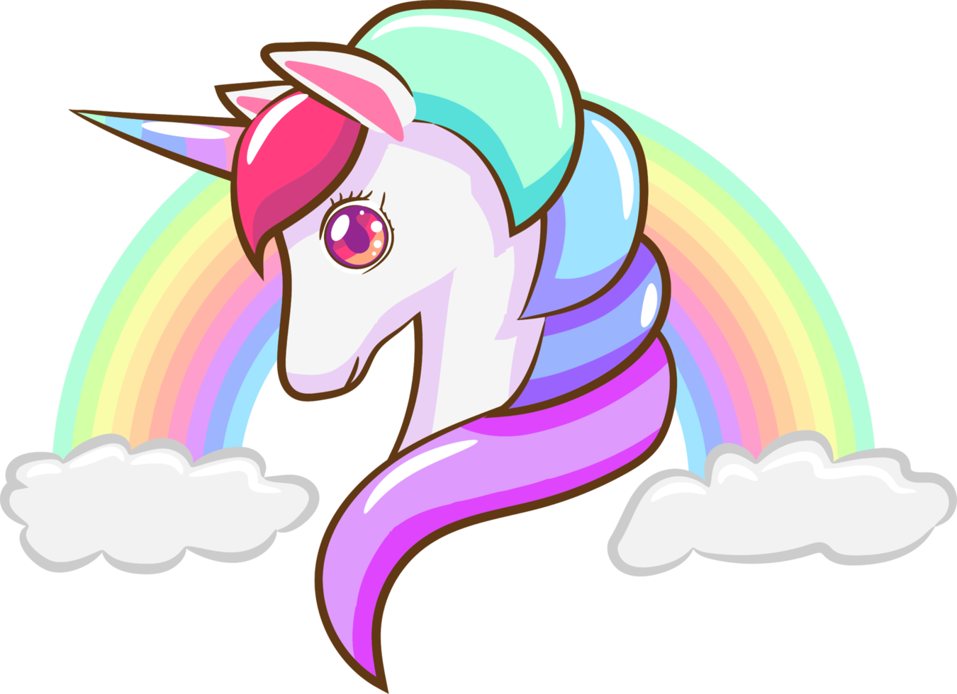 unicorno png grafico clipart design