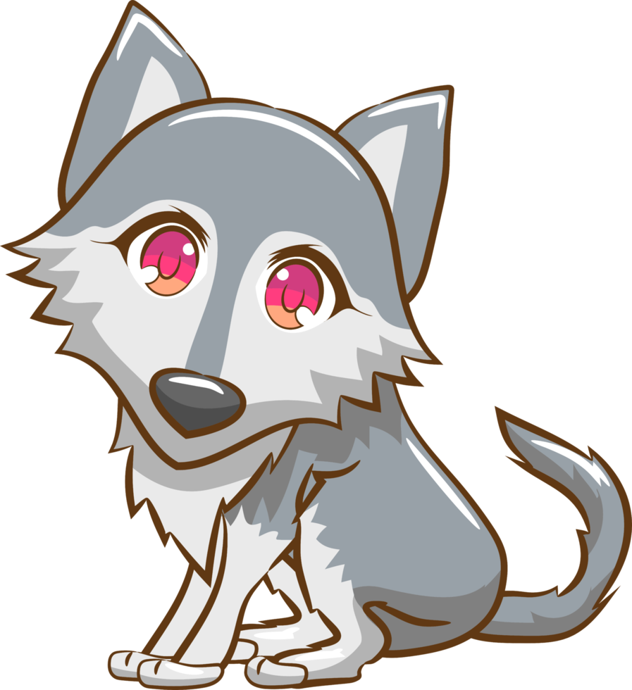 lobo png gráfico clipart diseño