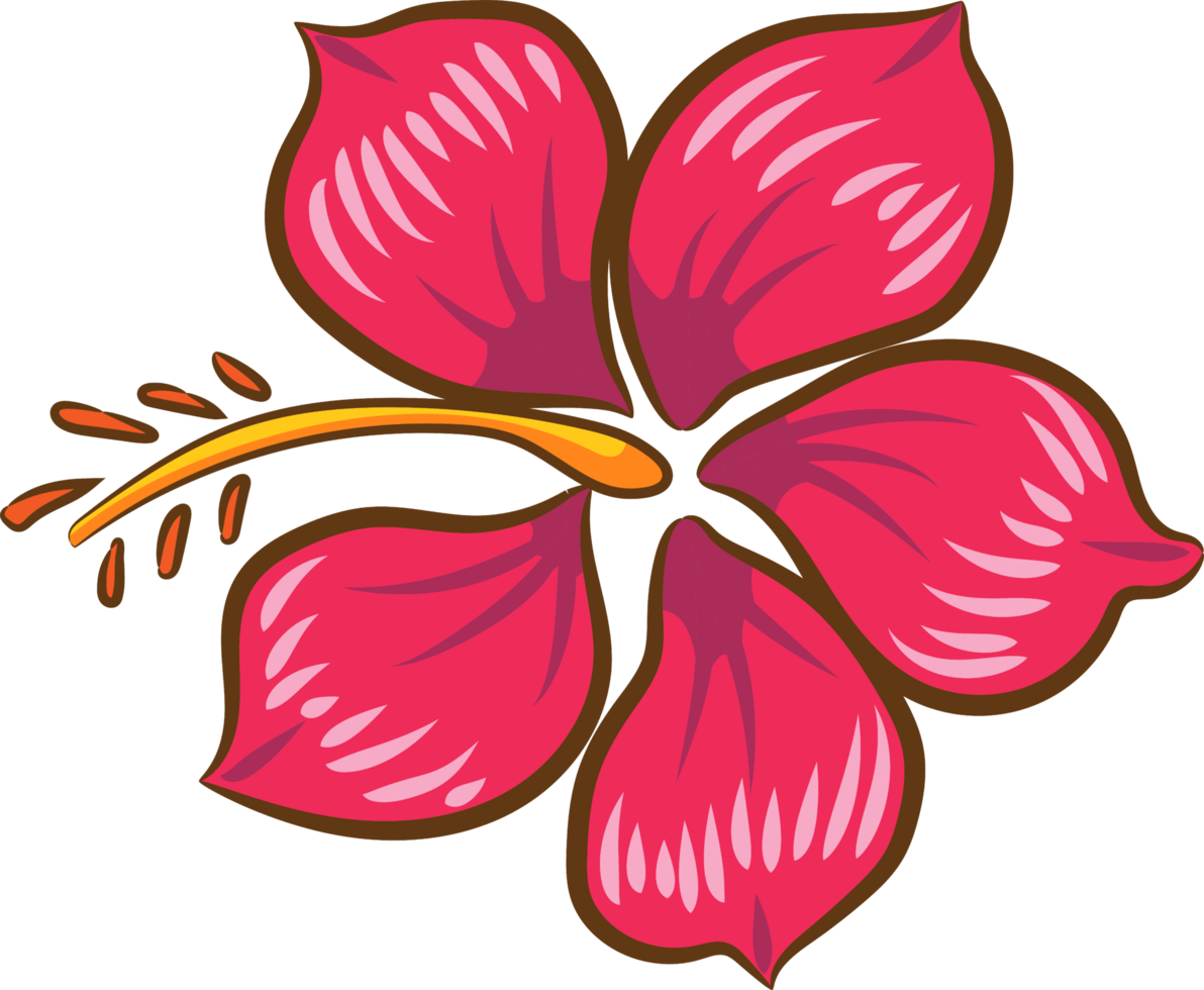 hibiscus PNG grafisch clip art ontwerp