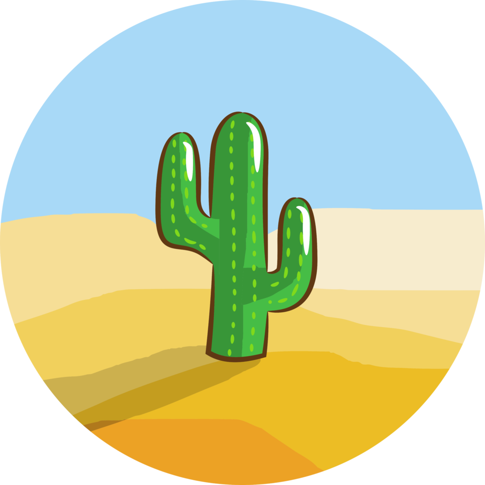 Cactus png graphic clipart design