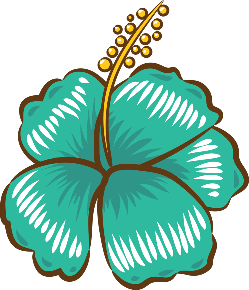 hibisco png design de clipart gráfico