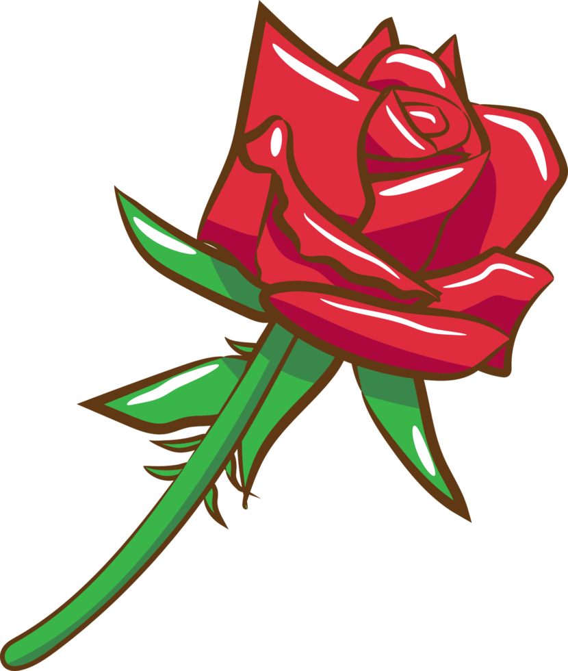 Rose png graphic clipart design