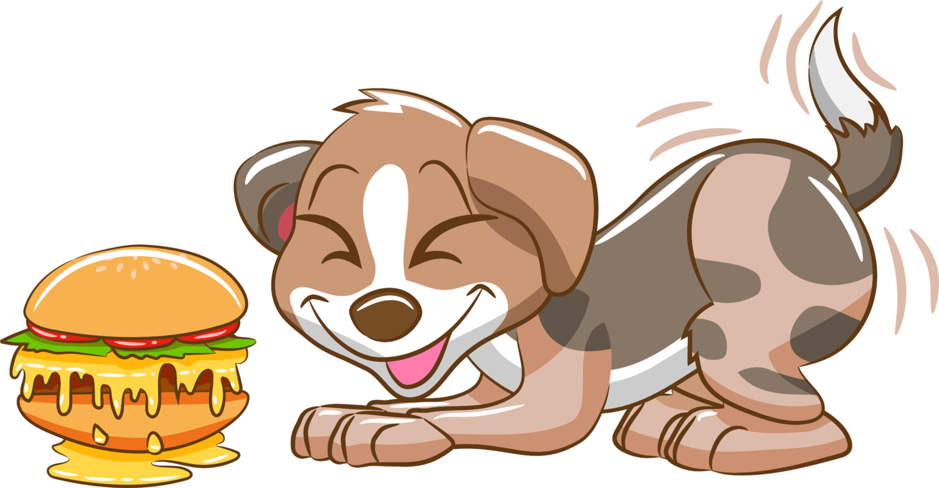 Dog png graphic clipart design