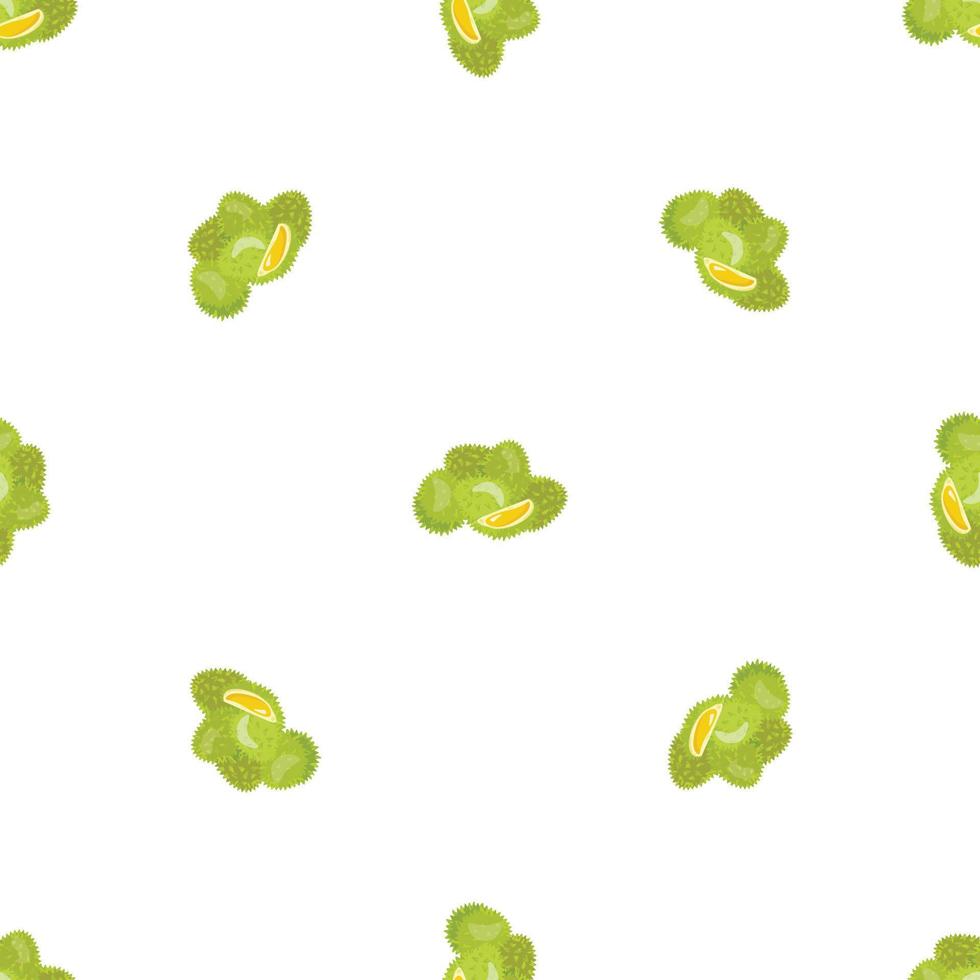 Durian dessert pattern seamless vector