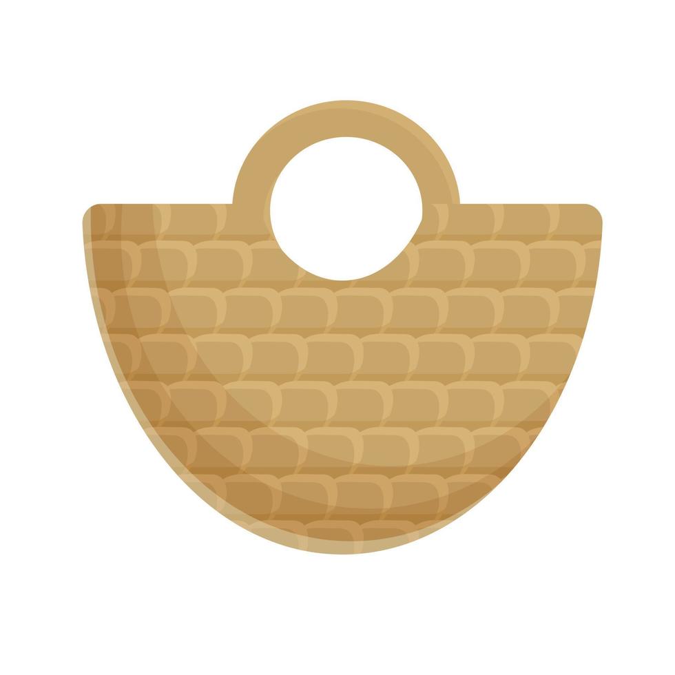 Jute element icon cartoon vector. Rope thread vector