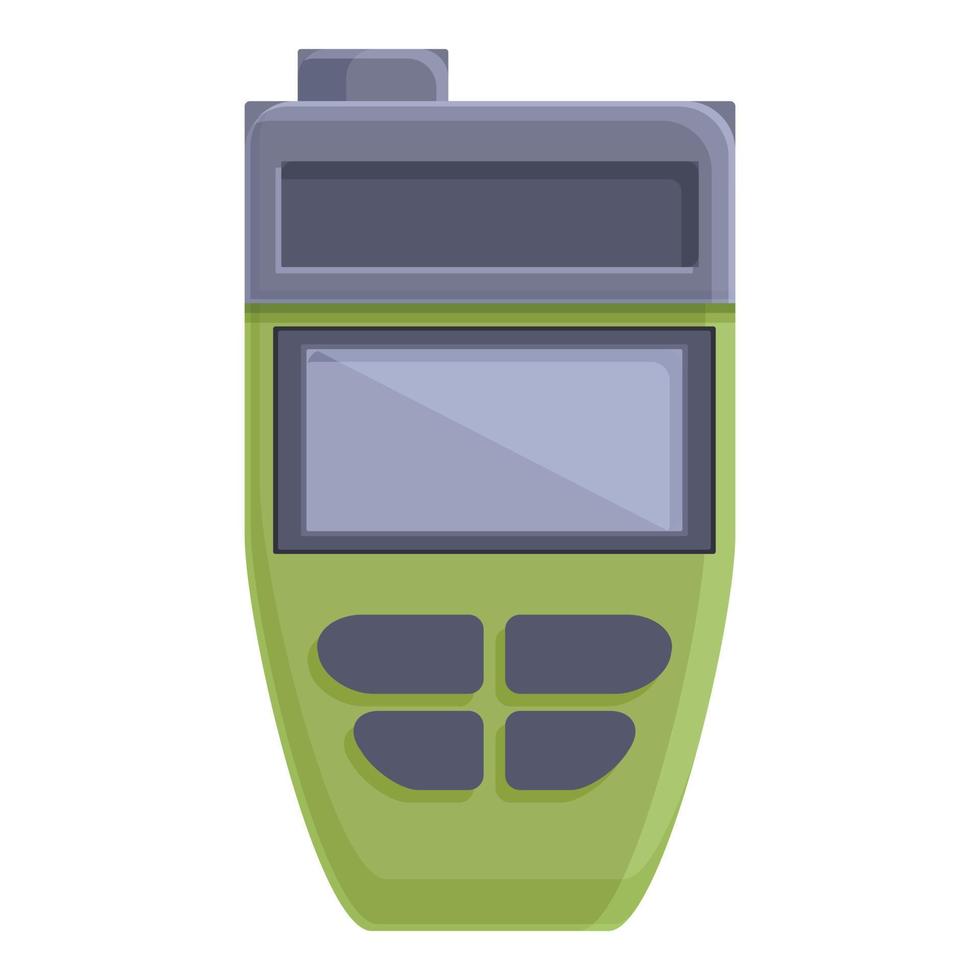 Gas detector equipment icon cartoon vector. Monitor leak vector