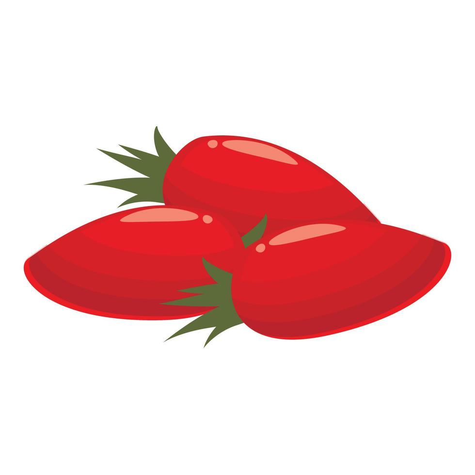 Rosehip icon cartoon vector. Forest food vector