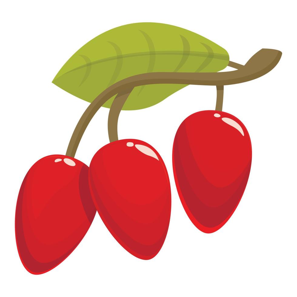 Farm rosehip icon cartoon vector. Forest food vector