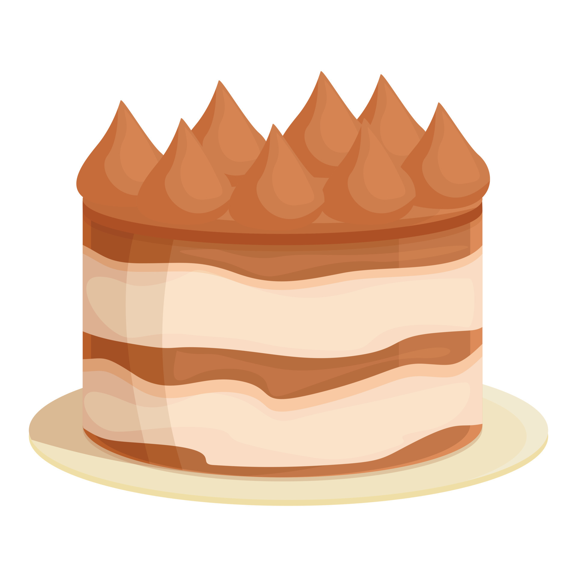 Cheese tiramisu icon cartoon vector. Cake dessert 19153200 Vector Art