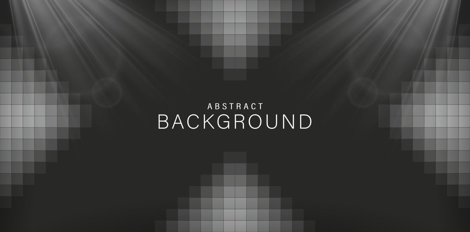 illustration Black and white abstracted backgrounds with spotlights for