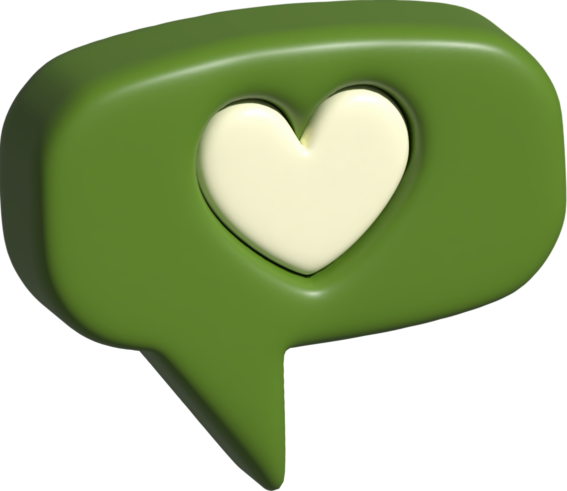 3d icon of love png