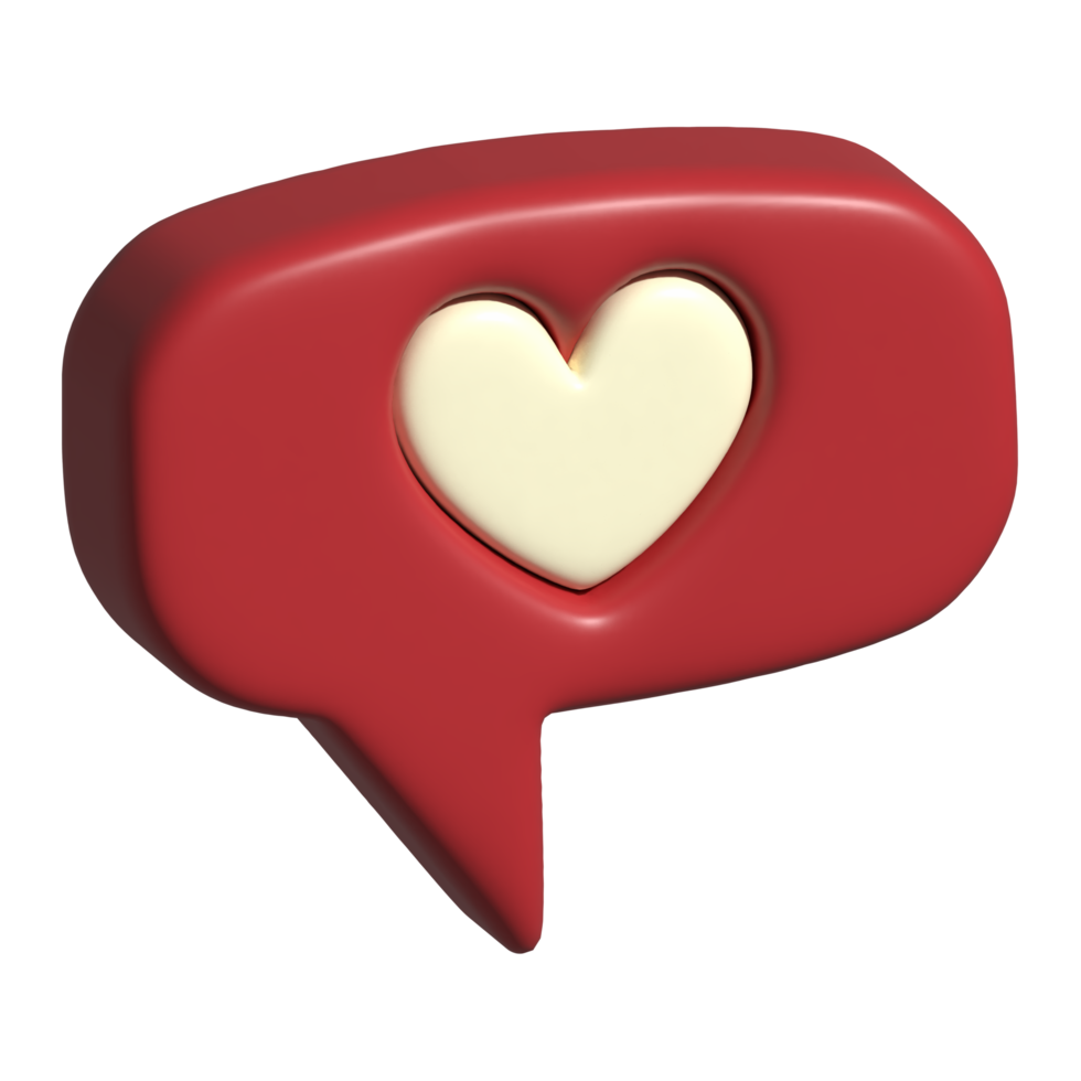 3d icon of love png