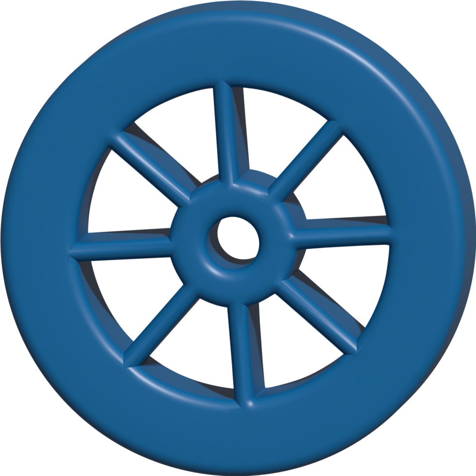 3d icon of wheel png