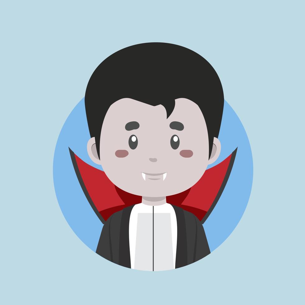 Avatar of a Halloween Character vector