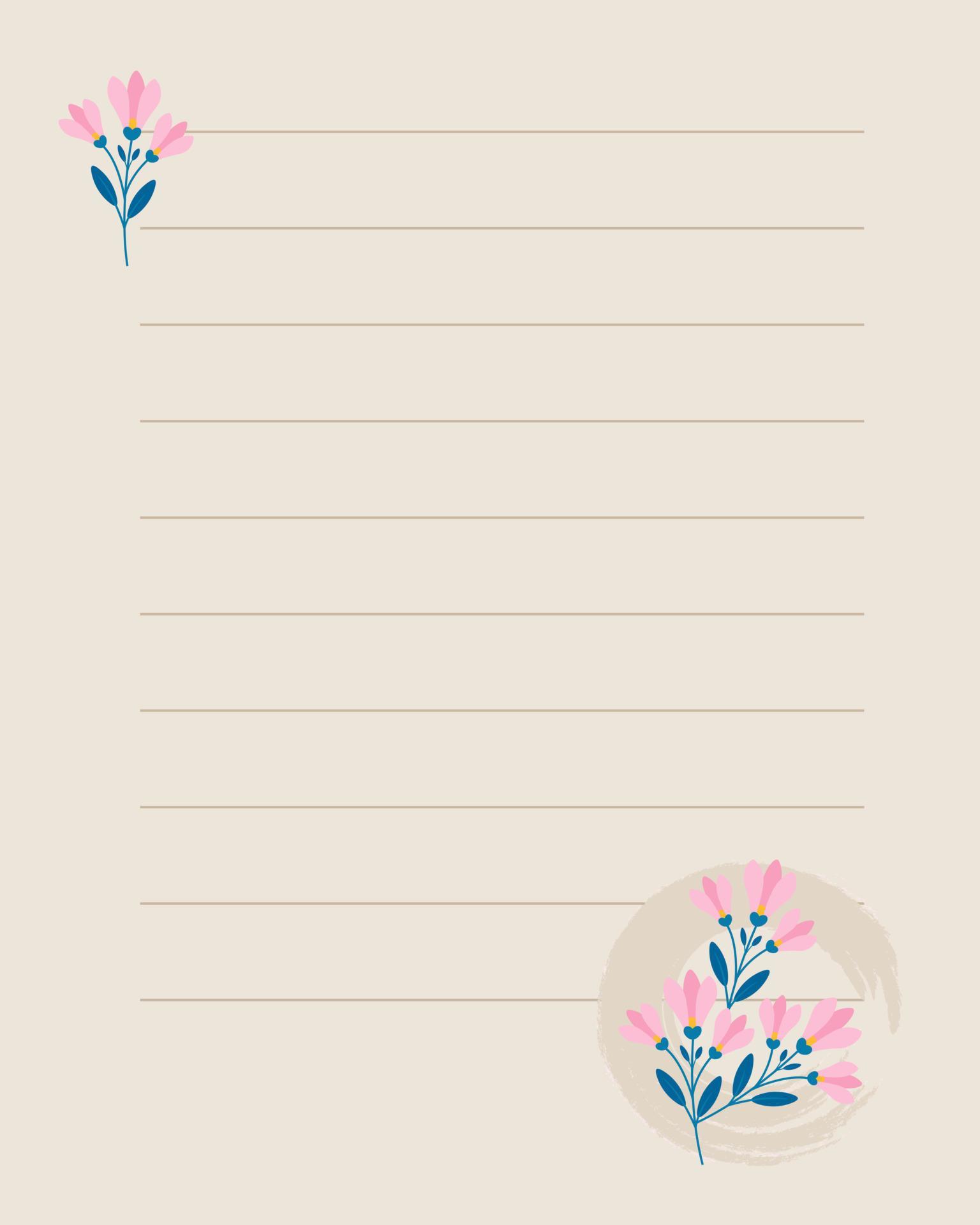 Girly diary page template design Planner page decorated with pink Girly diary page template design Planner page decorated with pink