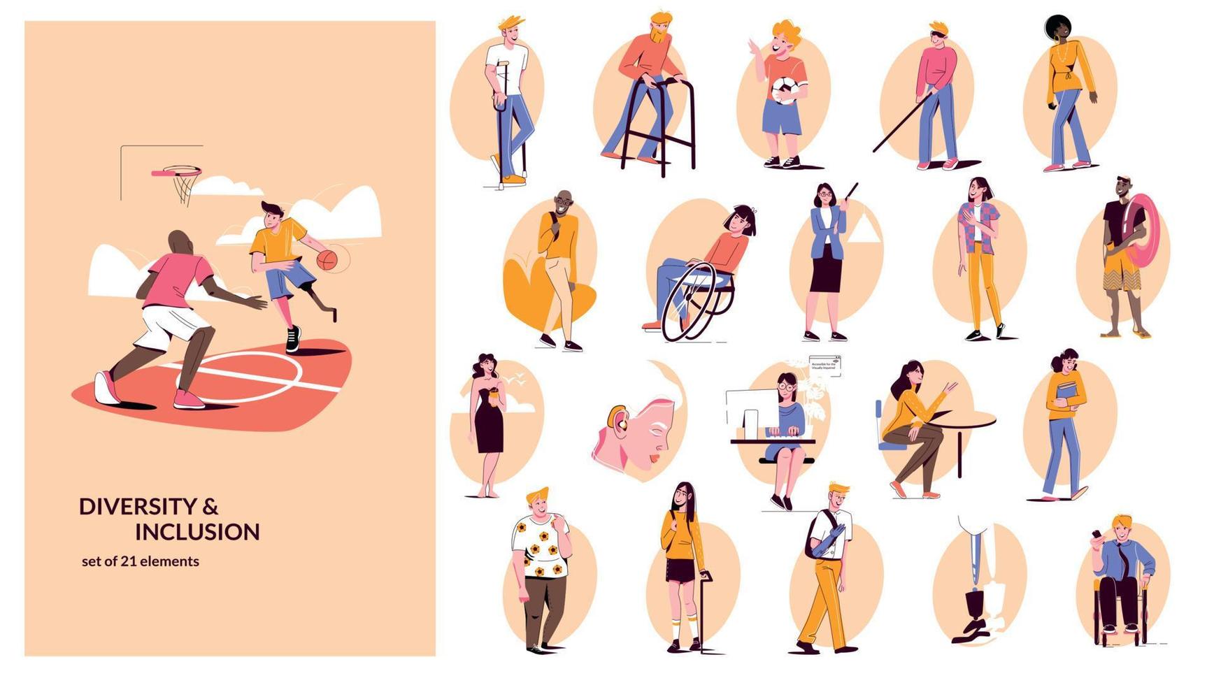 Flat Diversity Inclusion Compositions vector